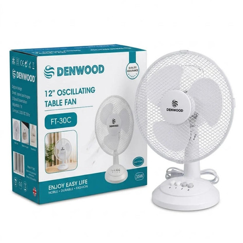 Oscillating table fan - 12, inch