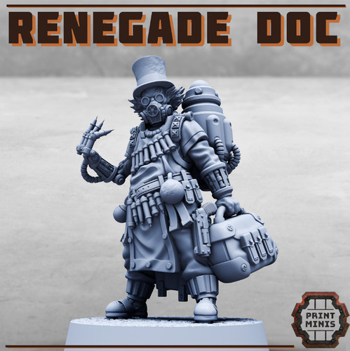 28mm renegade doc head type - renegade,