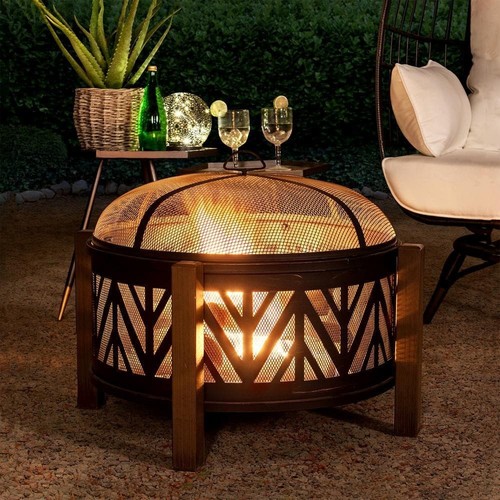 Sunjoy black woodburning steel - sunjoy,
