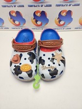 Crocs Kids Disney Toy Story Sheriff Woody Classic Clogs Rare J3 shoe size