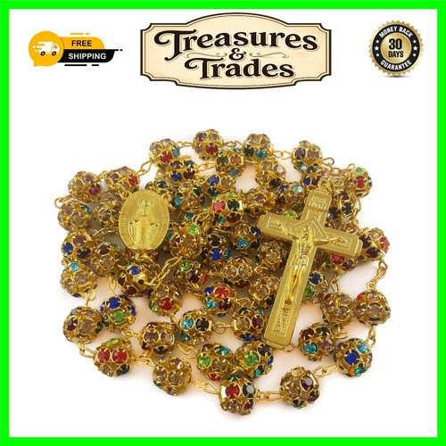 Colorful crystal bead catholic - bead,