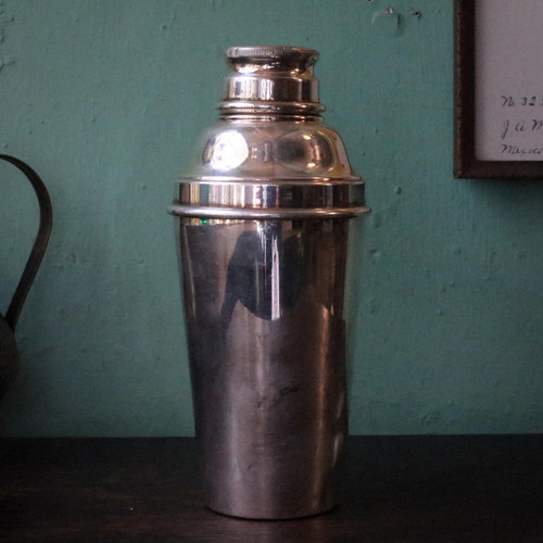 Vintage silver plated cocktail - silver,