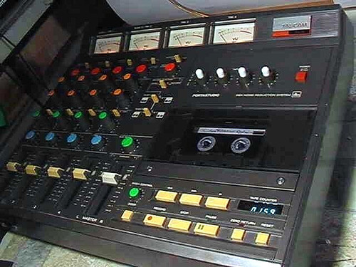 Tascam 244 four track - tascam,