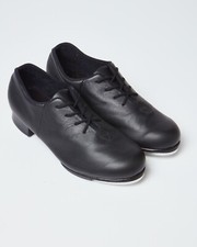 Bloch S0388 Tap Flex Lace Up Split Sole Leather Tap Shoe Black Ex Display UK 1.5