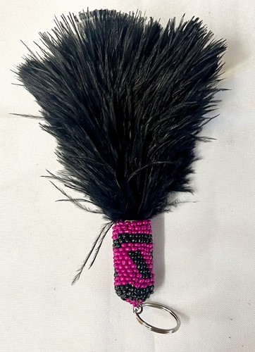 Genuine ostrich feather - genuine, key