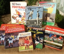 Football Soccer book Annual 1960s Vintage JOB LOT 