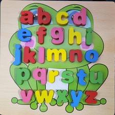 Wooden alphabet chunky puzzle - alphabet,