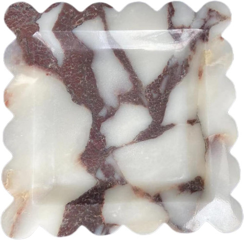 Vintage natural marble tray - natural,