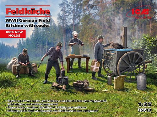 Icm ww2 german field - 1/35,