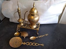 Selection of brass and copper items, used, fair condition