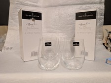 4 Dartington Crystal Tony Laithwaite Signature Series Wine Tumblers in Box