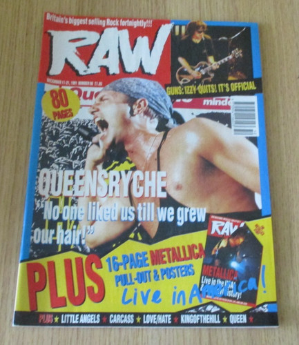 Raw heavy metal magazine - raw,