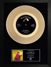 ELVIS PRESLEY - GOLD RECORD DISC AWARD - MEMORABILLIA COLLECTABLE GIFT
