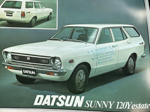The nissan sunny 120y - sunny,