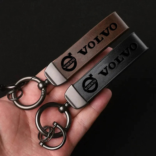 Vintage leather car - car, keychain