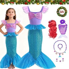 Girls Kids Little Mermaid