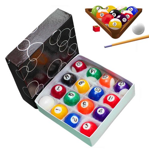 16piece mini pool table balls - pool,