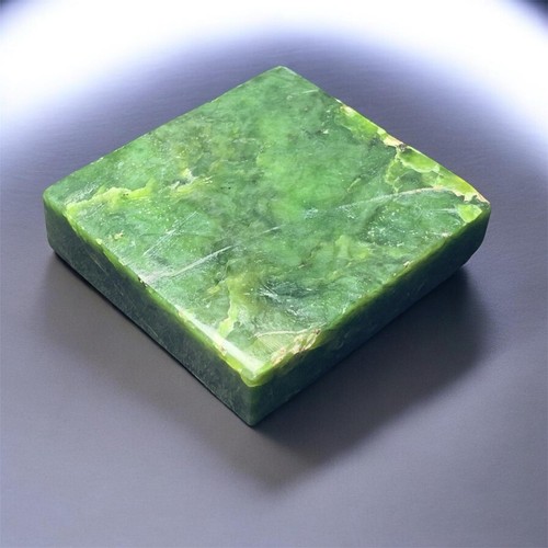 Natural nephrite jade - nephrite, slab