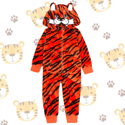 Kids boys 1onesie tiger animal - boys,