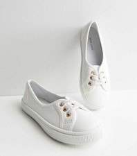 White Canvas Lace Front