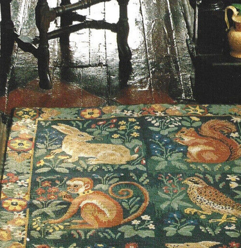 Rabbit from hunting rug - hunting,