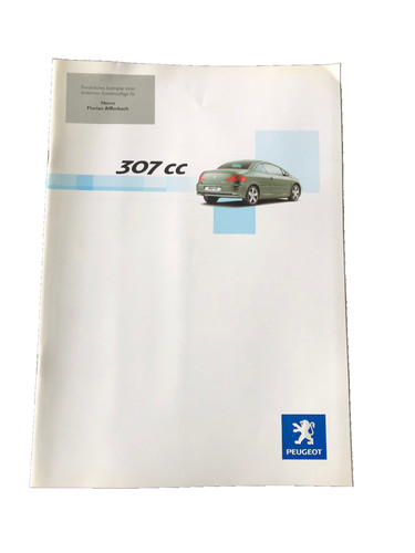 Brochure peugeot 307 - brochure,