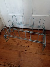 Vintage metal shoe rack