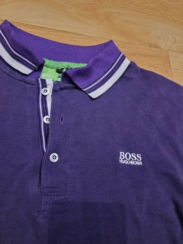 Hugo boss purple polo shirt - boss,