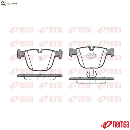 Brake pad set disc - disc,