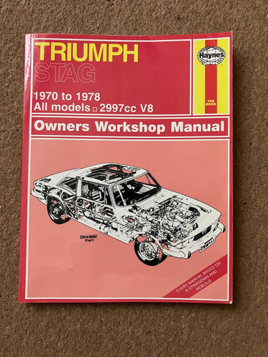 Triumph stag haynes owners - haynes,