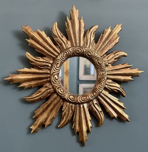 Gold antiqued round port - antiqued,