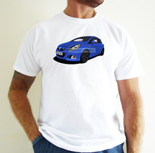 CORSA VXR CAR ART T-SHIRT. PERSONALISE IT! 