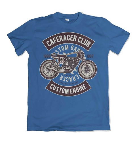 Caferacer club mens shirt - caferacer,
