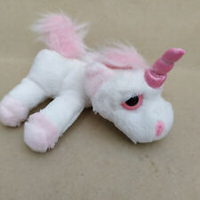 SUKI Lil Peepers Unicorn BELLA Plush Soft Toy White Pink approx 7" long