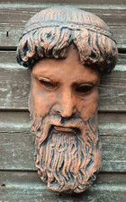 Zeus Greek God Face Sculpture