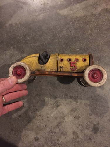 Race car cast iron - race, patina