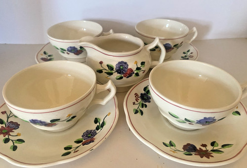 Antique bone china tea - , set