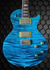 Custom Built Sapele LP Style Guitar - Flamed Maple Top