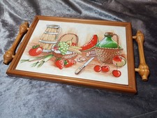 Vintage Wooden Serving Tray