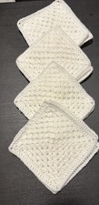 set of 14 handmade crochet sqr