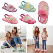 Ladies Slippers Fluffy Mules