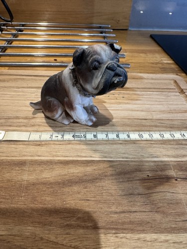 Resin bulldog dog figurine - resin,