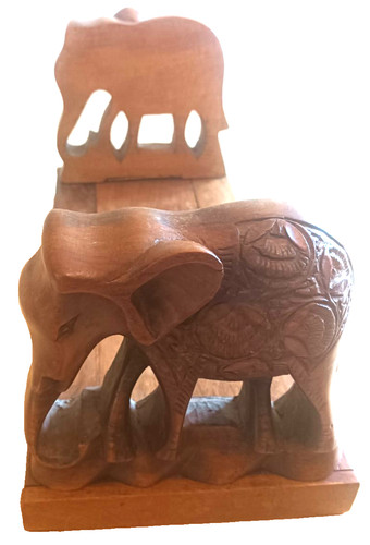 Expanding carved wooden