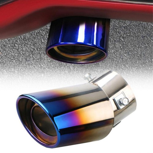 Car blue dual exhaust - dual,