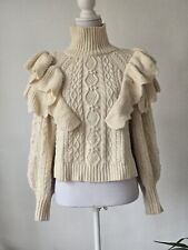 Zara cable-knit sweater with