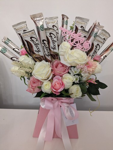 Chocolate bouquet luxury - luxury, pink