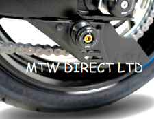 R&G BLACK PADDOCK STAND BOBBINS COTTON REELS YAMAHA YZF-R1M 2015 