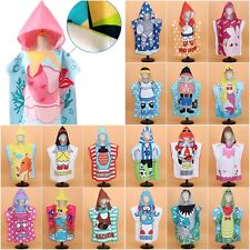 Kids Cartoon Hooded Poncho