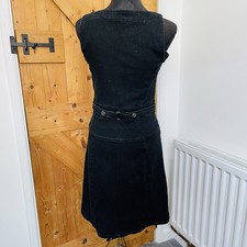 Noa Noa Denim Pinafore Dress