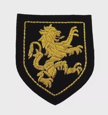 Lion Crest Hand Embroidered
